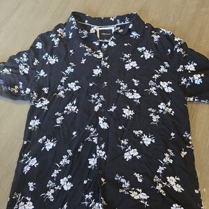 Denim & Flower Black Floral Shirt